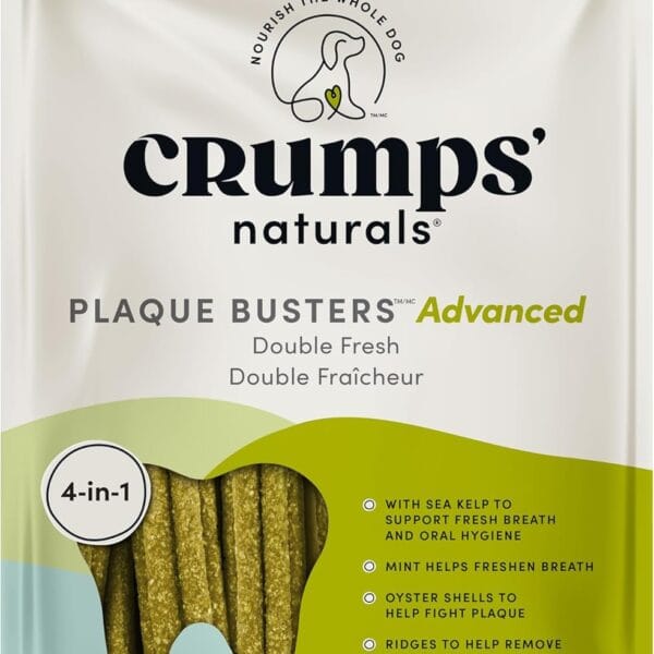 Crumps' Naturals Plaque Busters Advanced - Double Fresh Dental Sticks 9.5oz