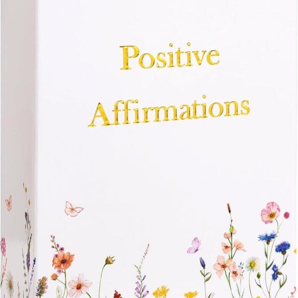 Crisky Positive Affirmation Cards for Women, 50 Pack Daily Affirmations, Encouragement Motivation Cards with Edgy Positive Quotes, Inspirational Gifts for Women, best friends, Girls