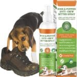 No Chew Spray for Dogs to Stop Chewing & Licking Furniture Shoes, Bitter Apple Spray for Dog, No Trace, Dog Training & Behavior Aids Indoor Outdoor Use