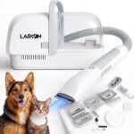 Pet Grooming Vacuum & Nail Grinding Kit  10Kpa High-Suction Pet Hair Vacuum with 3-Speed Settings & Ultra Low Noise + Nail Grinder & Deshedding Tools for Dogs & Cats, Large 2L Dustbin