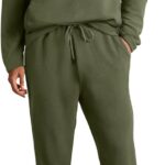 JMIERR Mens Textured Track Suits 2 Piece Set with Hoodie Sweatshirt and Sweatpants 2025 Casual Sweatsuit Set Airport Outfits