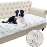 Dogs/Cats Bed Mats, Dog Pad Washable Removable Couch Cover with Anti-Slip Back, Plush Long Fur Mat, Perfect for Small, Medium and Large Dogs.(Magic Gray, 30"x70")