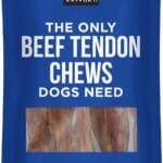 Natural Rapport Beef Tendon Dog Treats - The Only Beef Tendon Chews Dogs Need- All Natural Dog Treats for Small and Large Dogs (5 Chews)