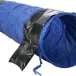 TRIXIE Dog Agility Tunnel Dog Tunnel for Small Dogs or Cats Agility Training, Portable Dog Tunnel 78.7 in Long & 15.7 in Diameter, Dog Agility Equipment for Beginners & Advanced