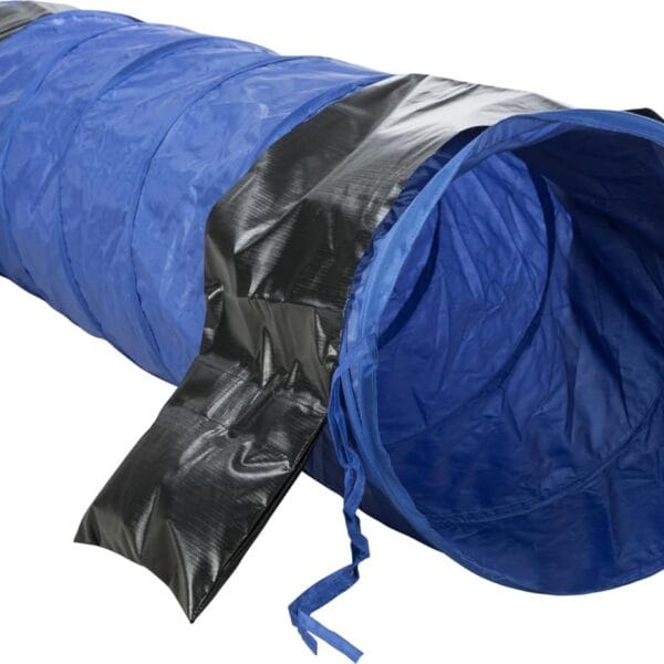 TRIXIE Dog Agility Tunnel Dog Tunnel for Small Dogs or Cats Agility Training, Portable Dog Tunnel 78.7 in Long & 15.7 in Diameter, Dog Agility Equipment for Beginners & Advanced