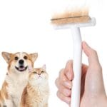 aumuca Pet Deshedding Tools for Short Haired Cats & Dogs, Dematting Deshedding Brush Cats Shedding Tool, Dog Undercoat Brush, Gently and Effectively Remove Loose Hair, Highly Deshedder Grooming Combs