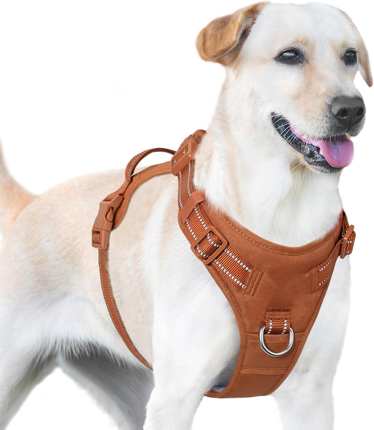 No Pull Dog Harness, Reflective Puppy Vest for Small Medium Large Sized Dog(Carmel Brown,L) No Pull Dog Harness, Reflective Puppy Vest for Small Medium Large Sized Dog(Carmel Brown,L)
