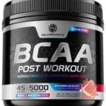 Muscle Recovery Drink Powder with BCAA, L-Glutamine & Amino Acids - Best Muscle Recovery Supplements for Post Workout - Sugar Free, Branched Chain Amino Acid Supplement for Women & Men - 45 Servings