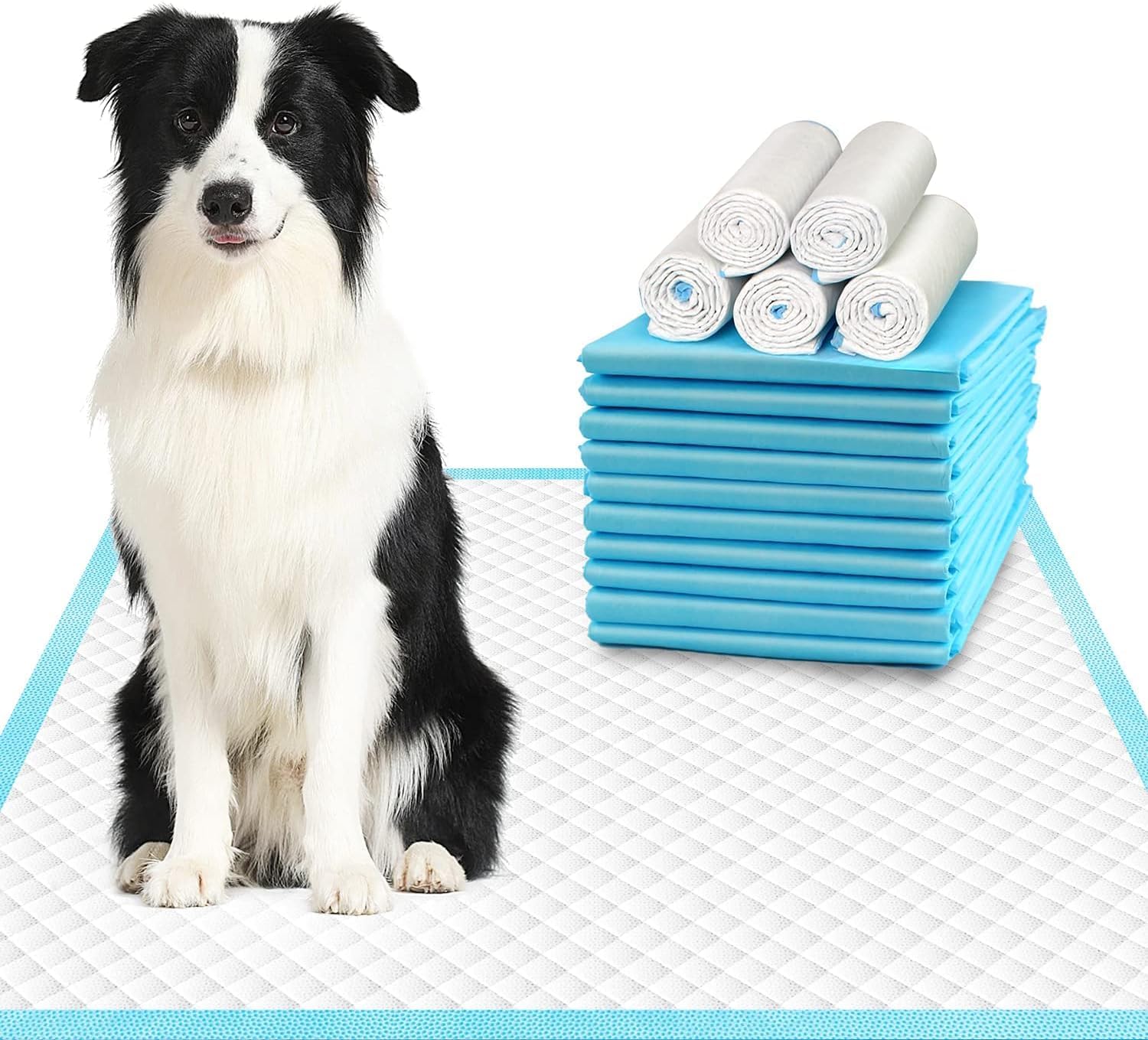 Extra Large Dog Pads 28"x34", 30 Count Thicker Puppy Pads XL, Super Absorbent Pee Pads for Dogs, Disposable Incontience Underpads for Doggies, Cats, Rabbits, Pups, Leak-Proof Pet Potty Mats Extra Large Dog Pads 28"x34", 30 Count Thicker Puppy Pads XL, Super Absorbent Pee Pads for Dogs, Disposable Incontience Underpads for Doggies, Cats, Rabbits, Pups, Leak-Proof Pet Potty Mats
