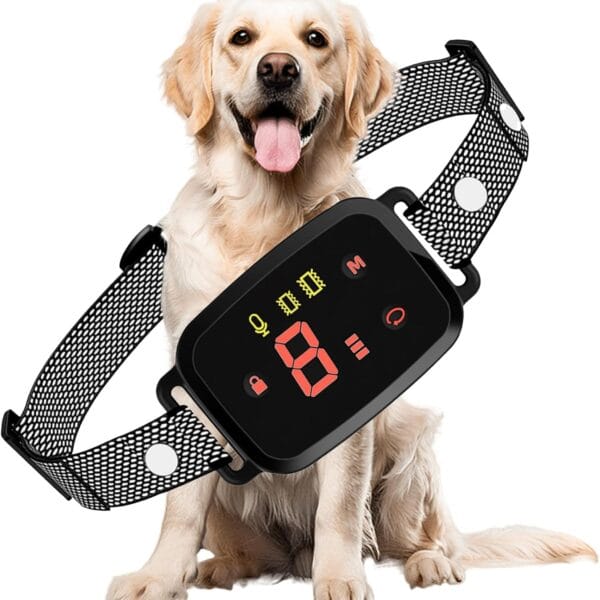 Anti Bark Collar for Dogs, Rechargeable Smart Dog Anti Bark Collar, 8 Levels of Adjustable Sensitivity, Harmless Design with Ip67 Waterproof for Small, Medium and Large Dogs