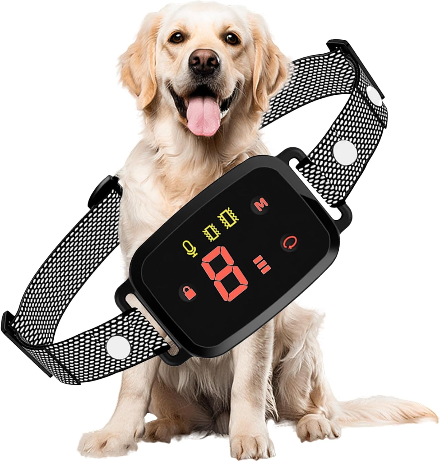 Anti Bark Collar for Dogs, Rechargeable Smart Dog Anti Bark Collar, 8 Levels of Adjustable Sensitivity, Harmless Design with Ip67 Waterproof for Small, Medium and Large Dogs Anti Bark Collar for Dogs, Rechargeable Smart Dog Anti Bark Collar, 8 Levels of Adjustable Sensitivity, Harmless Design with Ip67 Waterproof for Small, Medium and Large Dogs