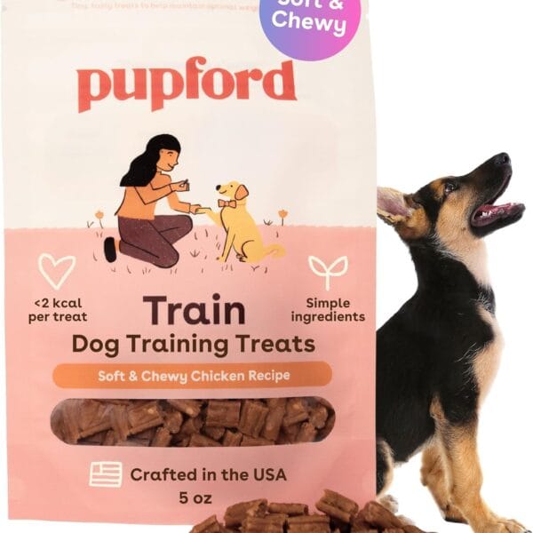 Pupford Soft & Chewy Training Treats for Dogs & Puppies (Chicken, 5 oz)