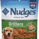 Blue Buffalo Nudges Grillers Natural Dog Treats, Made in the USA with Real Chicken, 16-oz Bag
