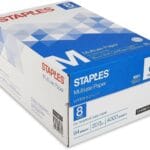Staples Multipurpose Copy Printer Paper, 20 lb, 8.5 x 11 Inches, 8 Reams (4,000 Sheets), 94 Bright, White