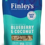 Finley's Blueberry Coconut Dog Biscuit Treats, All Natural, Limited Ingredient Dog, 12 Ounce (Pack of 1)