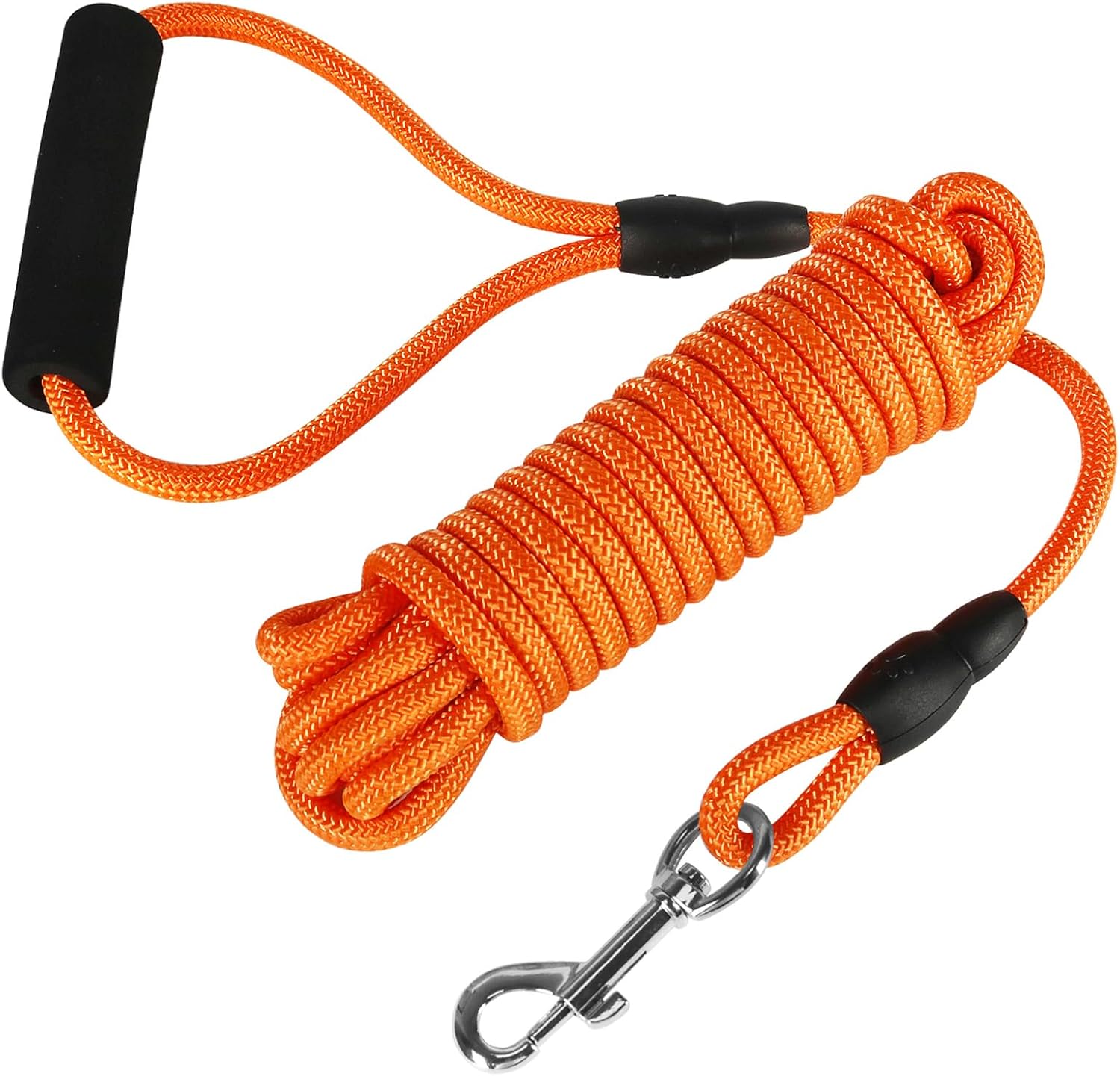 Vivifying Floating Long Dog Leash, 20FT Dog Training Leash, Lightweight Dog Check Cord Rope Lead with Comfortable Handle for Outside, Hiking, Swimming, Beach and Lake Vivifying Floating Long Dog Leash, 20FT Dog Training Leash, Lightweight Dog Check Cord Rope Lead with Comfortable Handle for Outside, Hiking, Swimming, Beach and Lake
