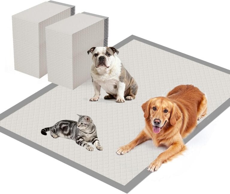 Gardner Pet 5XL Puppy Pads Extra Large, 37"x54" Super Absorbent & Leak-Proof Dog Pads, Nop-Slip Bottom Disposable Potty Training Pee Pads for Dogs Cats, 25 Count Grey