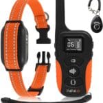 PaiPaitek Dog Vibration Collar with Controller No Shock, 3300ft Waterproof Training Dog Collar Beep and Vibrate Only, Security Lock & Rechargeable Vibrating Collar for Dogs 5-120 lbs - No Prongs