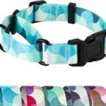 Martingale Dog Collars,Adjustable Soft Nylon Quick Release Buckle,No Pull Training Collar for Large Medium Small Dogs