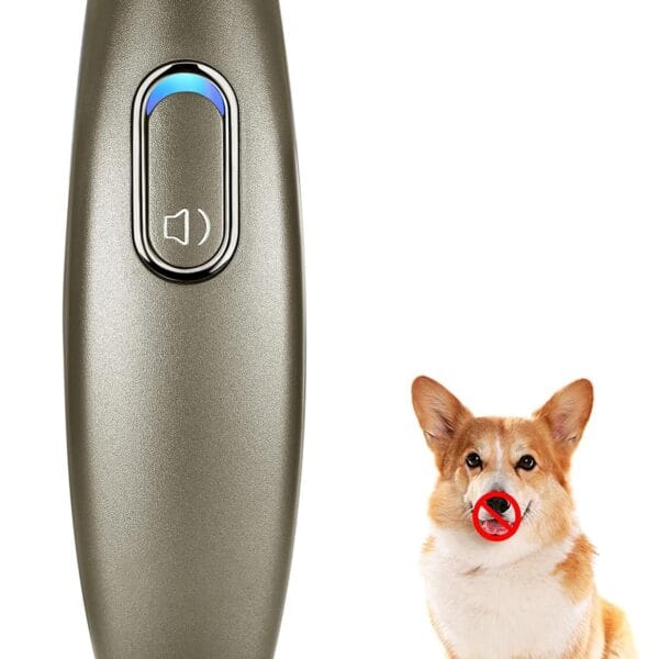 Ultrasonic Dog Barking Deterrent, 2 in 1 Dog Training and Bark Control Device,Anti-Barking Device, Dog Silencer, Ultrasonic Dog Whistle,Indoor&Outdoor,16.4 Ft Large Control Range1