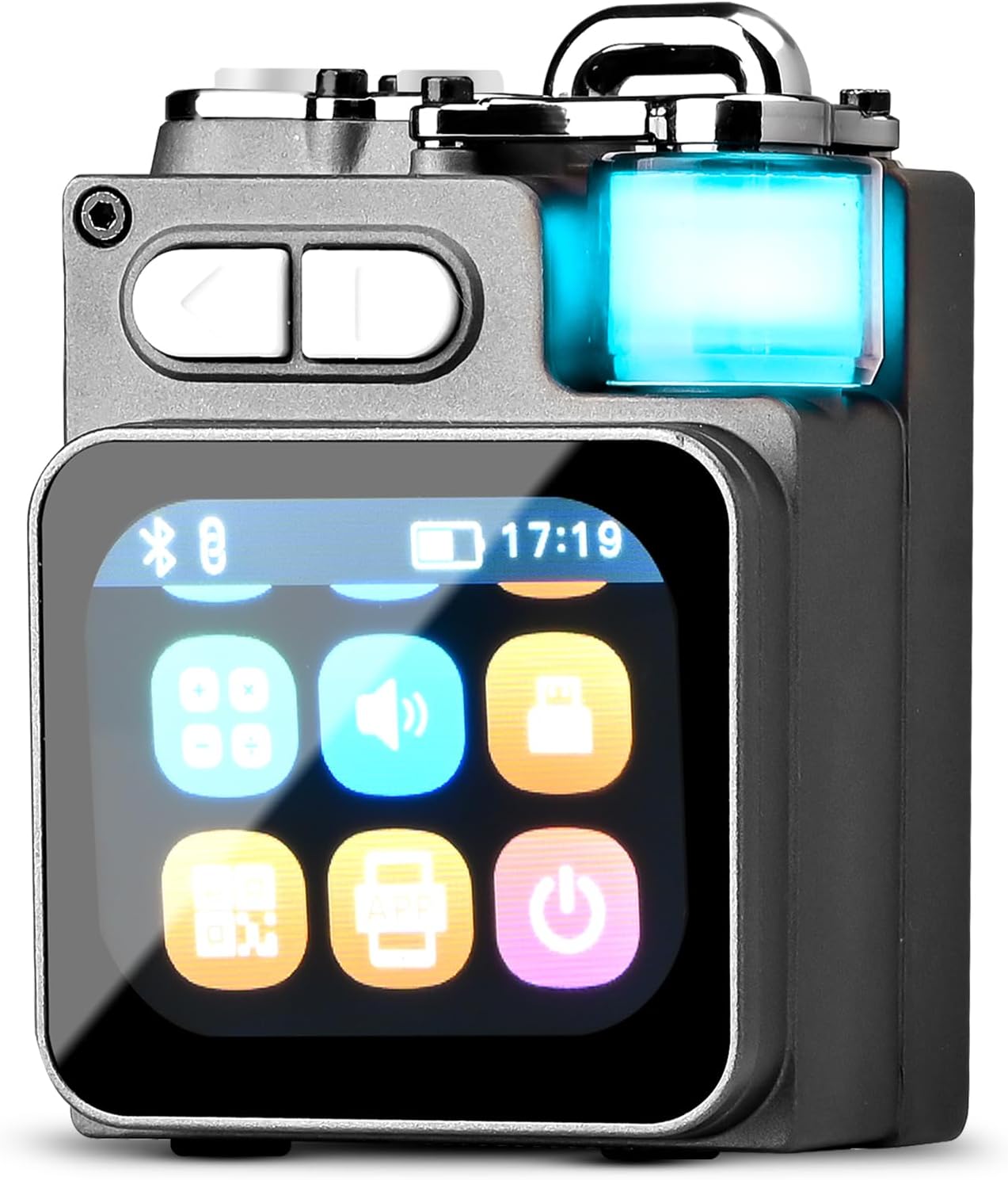 Mini Bluetooth Speaker, Smart Wireless Portable Speaker with Touchscreen, Loud HD Sound, LED Lights, BT5.4, All In One Small Audio for Home/Outdoor/Travel/Shower/Party/Beach/Camping/Hiking/Cycling Mini Bluetooth Speaker, Smart Wireless Portable Speaker with Touchscreen, Loud HD Sound, LED Lights, BT5.4, All In One Small Audio for Home/Outdoor/Travel/Shower/Party/Beach/Camping/Hiking/Cycling