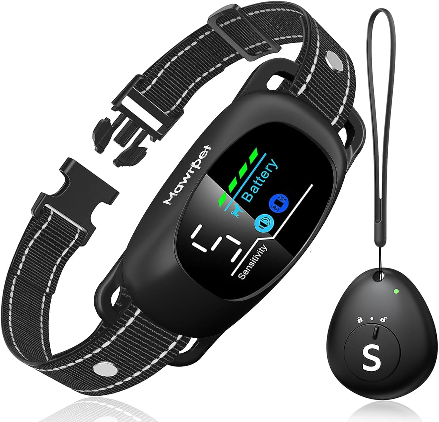 Upgraded Anti-Bark Collar with Remote Tag, 2-in-1 Dog Training Collar&Dog Bark Collar with 5 Adjustable Sensitivity,Smart Anti Barking for Large Medium Small Dogs(8-150lbs)-Black Upgraded Anti-Bark Collar with Remote Tag, 2-in-1 Dog Training Collar&Dog Bark Collar with 5 Adjustable Sensitivity,Smart Anti Barking for Large Medium Small Dogs(8-150lbs)-Black