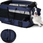 Realife Dog Enclosures Home Outdoor Fashions Portable/Collapsible/fixable, Pop Up Travel Pet Tent, 38" L x 22.5" W x 5.5" HPurple