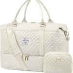 LOVEVOOK Travel Duffle Bag,Weekender Bags for Women with Shoe CompartmentCarry on Overnight Bag with Toiletry Bag,Gym Duffel Bag with Wet Pocket, Hospital Bags for Labor and Delivery