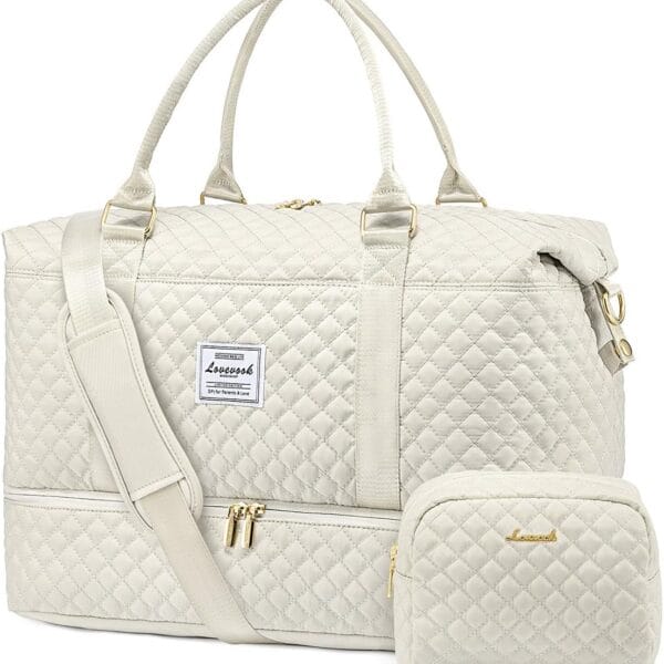 LOVEVOOK Travel Duffle Bag,Weekender Bags for Women with Shoe CompartmentCarry on Overnight Bag with Toiletry Bag,Gym Duffel Bag with Wet Pocket, Hospital Bags for Labor and Delivery