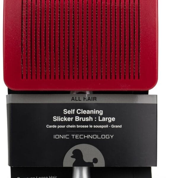 CHI Pivoting Slicker Brush - Self Cleaning and High End for Grooming Large Dogs