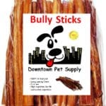 Downtown Pet Supply Bully Sticks for Dogs - Natural 6 Inch Beef Chews, Odor-Free & Rawhide-Free, Long Lasting Dog Treats for Aggressive Chewers - Healthy, Safe & Delicious Chews Dogs Love (10 Pack)