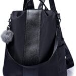 PINCNEL Women Backpack Purse Waterproof Nylon Anti-theft Rucksack Lightweight Shoulder Bag