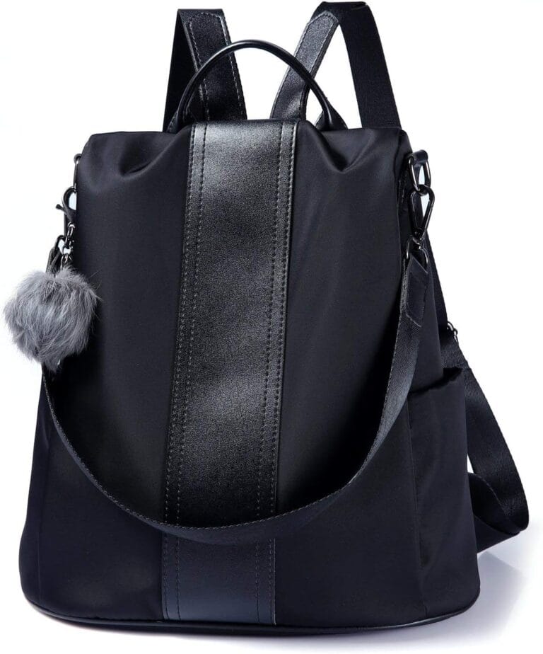 PINCNEL Women Backpack Purse Waterproof Nylon Anti-theft Rucksack Lightweight Shoulder Bag