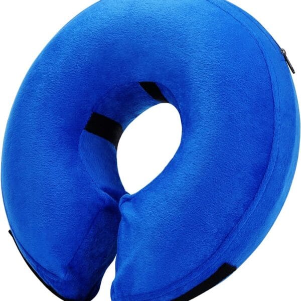 Katoggy Inflatable Dog Collar, Soft Dog Cone for Dogs After Surgery, Adjustable Blow up Donut E-Collars for Small Medium Large Dogs and Cats