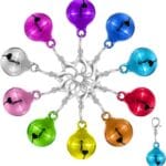 10 Pcs Bell for Dog Collar Pet Cat Dog Collar Bells with Loud Crisp Sound Small Round Small Pets Pendant Pet Bell Gift Charms Anti-Lost Training Bells for Collars Suitable for Pets Pendant Accessories