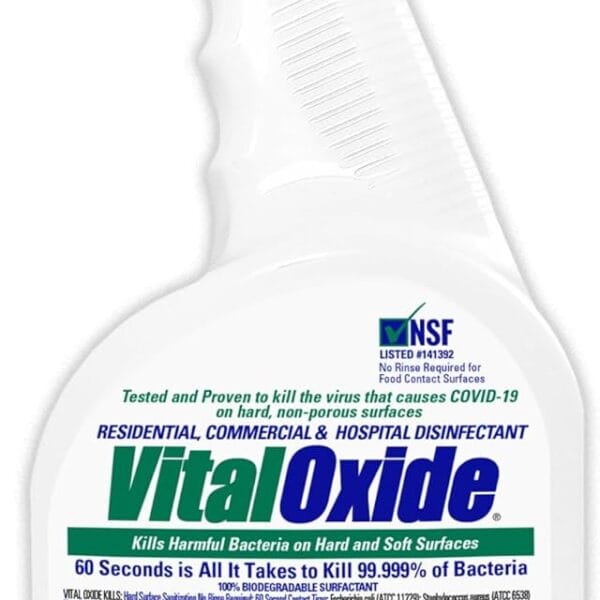 Vital Oxide| Eliminate Pet Urine Odor & Stains| Destroys Most Pet viruses in minutes |Carpet Stain Remover for Cats & Dog Pee, Carpet Cleaner Spray