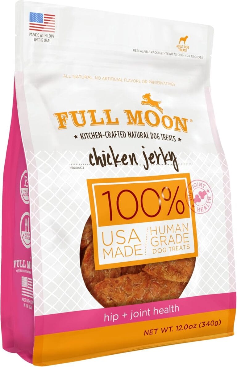 Full Moon Chicken Jerky Healthy All Natural Dog Treats Human Grade For Hip And Joint 12 oz