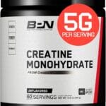 BARE PERFORMANCE NUTRITION, BPN Pure Creatine Monohydrate Powder by Creapure, 5g of Creatine per Serving, Supports Muscle Growth, Unflavored Creatine Powder, 60 Servings
