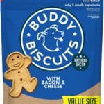 Buddy Biscuits 3.5 lbs. Bag of Crunchy Dog Treats Made with Bacon & Cheese