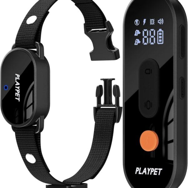 Dog Shock Collar with Remote Control: 2000Ft Rechargeable Dog Training Collar with 3 Training Modes, Waterproof Electric Shock Collar for 5-120lbs Small Medium Large Dogs