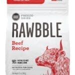BIXBI Rawbble Freeze Dried Dog Food, Beef Recipe, 12 oz - 98% Meat and Organs, No Fillers - Pantry-Friendly Raw Dog Food for Meal, Treat or Food Topper - USA Made in Small Batches