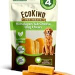 EcoKind Himalayan Gold Yak Cheese Dog Chew for Small Dogs, Healthy Treats, Odorless, Long Lasting Dog Bones for Dogs, Rawhide Free, Made in The Himalayans, Small (Pack of 4)