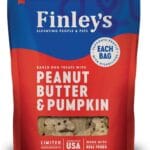 Finley's Peanut Butter & Pumpkin Dog Biscuit Treats, All Natural, Limited Ingredient Dog Treats, 12 Ounce (Pack of 1)
