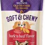 Old Mother Hubbard Wellness Soft & Chewy Bark'n Beef Dog Biscuits, Natural, Training Treats, Beef & Sweet Potato Flavor, Mini Size, (8 Ounce Bag)