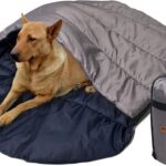 Camping Dog Sleeping Bed, Waterproof Packable Dog Cat Sleeping Bag, Durable Travel Bed for Pet with Storage Bag for Indoor/Outdoor