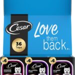 Cesar Wet Dog Food Home Delights & Classic Loaf in Sauce, Variety Pack, 3.5 oz. 36 Count