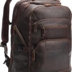 STAR VISTA Voyager-01 Executive Full Grain Leather Travel Backpack, 40L Luxurious Capacity, 18" Laptop Compatible, All-in-One Travel Bag for Sophisticated Global Voyagers, TSA Friendly