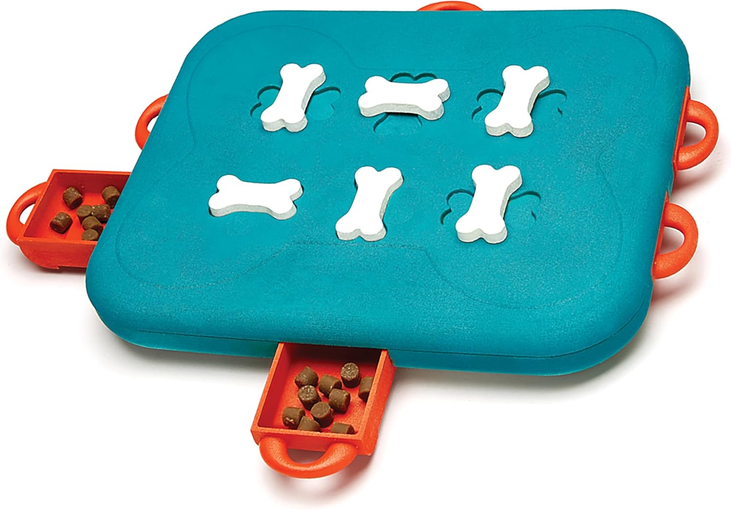 Outward Hound by Nina Ottosson Dog Casino Treat Puzzle Enrichment Toy, Level 3 Advanced, Turquoise Outward Hound by Nina Ottosson Dog Casino Treat Puzzle Enrichment Toy, Level 3 Advanced, Turquoise