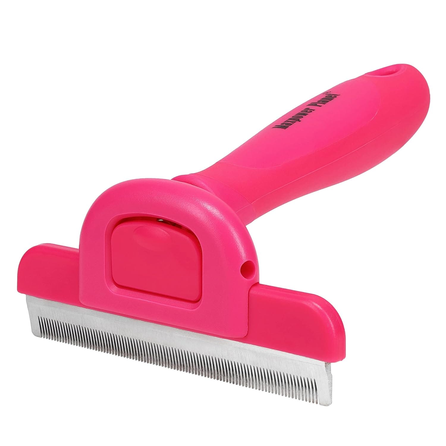 Maxpower Planet Pet Deshedding Brush - Grooming Tool for Dogs and Cats, Reduces Shedding by 95% - Comb for Short and Medium Hair - Pink Maxpower Planet Pet Deshedding Brush - Grooming Tool for Dogs and Cats, Reduces Shedding by 95% - Comb for Short and Medium Hair - Pink