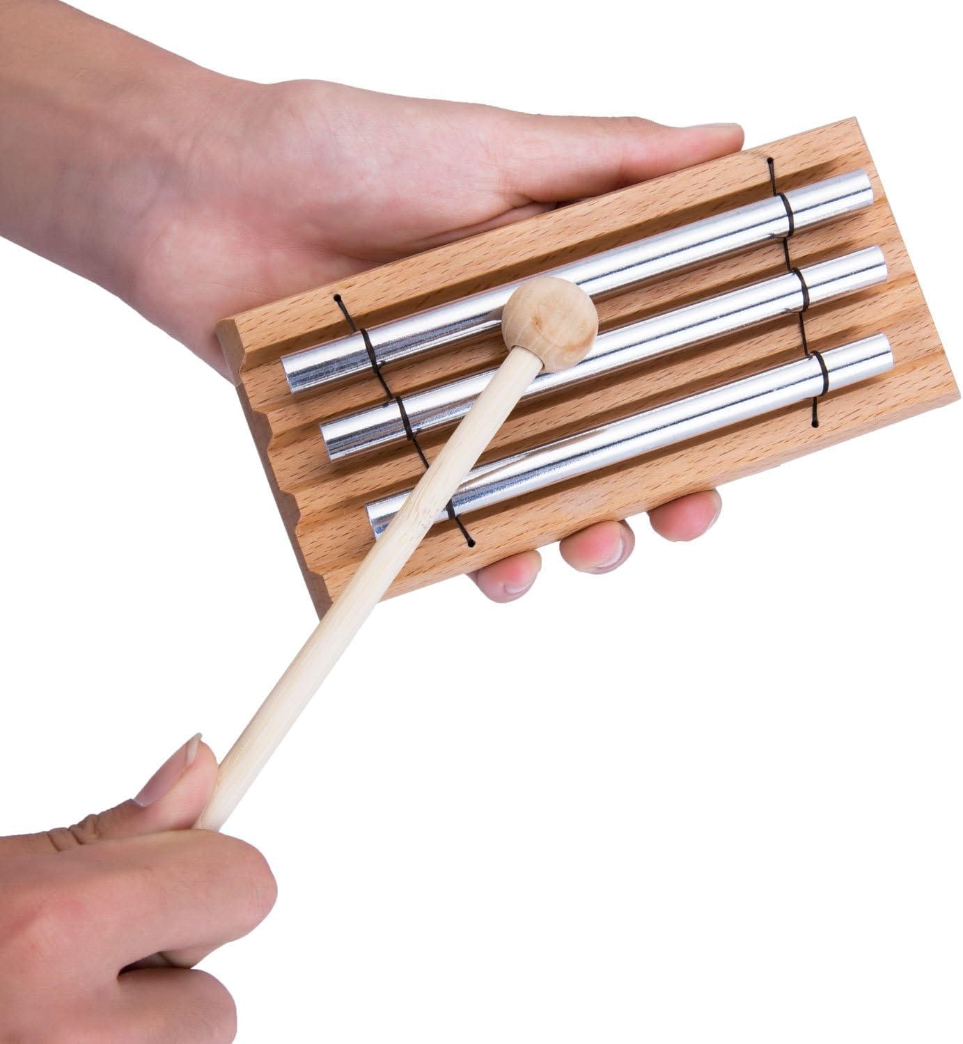 Three Tone Chime For Mindfulness Meditation, Relaxation, Stress & Anxiety Relief, Chakra Healing, Yoga, Teachers' Classroom Chime Three Tone Chime For Mindfulness Meditation, Relaxation, Stress & Anxiety Relief, Chakra Healing, Yoga, Teachers' Classroom Chime